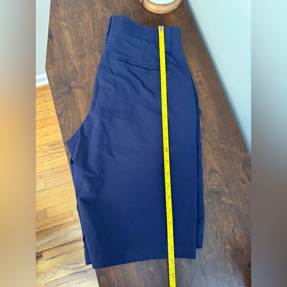Under Armour Men's Navy Flat Front Shorts - Picture 4 of 4